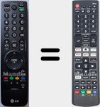 Télécommande universelle Universal TV LG