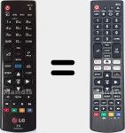 Télécommande universelle Universal TV LG