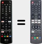 Télécommande universelle Universal TV LG