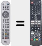 Mando a distancia universal Universal TV LG