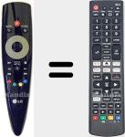 Universal remote control Universal TV LG