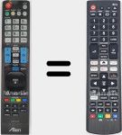 Universal remote control Universal TV LG