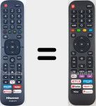 Universal remote control Universal TV Hisense