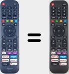 Universal remote control Universal TV Hisense
