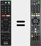 Télécommande universelle Universal TV Sony