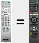 Télécommande universelle Universal TV Sony