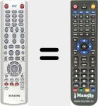 T&eacute;l&eacute;commande pour remplacer 00015K