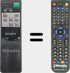 Replacement remote control for RMT-234 (146384542)