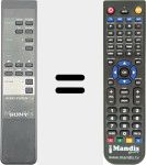 Télécommande pour remplacer RM-S130 (146535811)