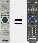 T&eacute;l&eacute;commande pour remplacer RMT-D234P (147965812)