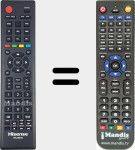 Replacement remote control for ER-22601B (T184849)