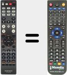 Replacement remote control for RC003PM (307010030006M)