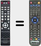 Télécommande pour remplacer RC002PMSA (30701015800AM)