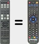 Replacement remote control for RC-1214 (30701023300AS)