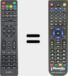 Replacement remote control for LDD167 (780-01029C)