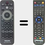 Replacement remote control for RC-2802 (996580009131)