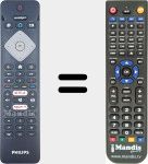 Replacement remote control for RC4154405/01R (996592001457)