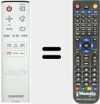 Replacement remote control for AH59-02692C