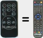 Télécommande pour remplacer TW7