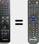 Télécommande pour remplacer TM86 (BN59-00609A)