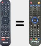 Replacement remote control for ERF2F60G (T272826)