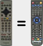 Mando a distancia sustituto de EUR7628010AR