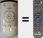 Replacement remote control for YF2187R (720117145400)