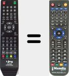 Replacement remote control for LUX 9032 (idi32SHHPB01 (V.2))