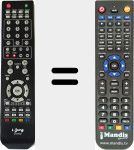 Replacement remote control for idi15PPB07