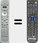 Replacement remote control for L48U5005DS