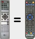 Télécommande pour remplacer 6710CDAL01G