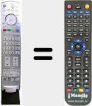 Télécommande pour remplacer N2QAKB000060