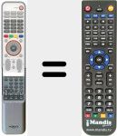 Télécommande pour remplacer NR-101