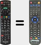 T&eacute;l&eacute;commande pour remplacer N2QAYB000717