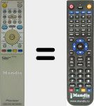 Mando a distancia sustituto de VXX3245
