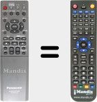 T&eacute;l&eacute;commande pour remplacer EUR7502X20