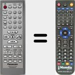 Replacement remote control for N2QAYB000078