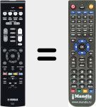 Télécommande pour remplacer RAV561 (ZZ432100)