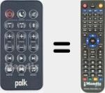 Replacement remote control for polk (RE9220-1)