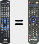 Replacement remote control for RM-SSR001E