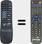 Télécommande pour remplacer RM-SED60TEU