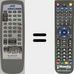 Replacement remote control for RM-SRX6012R