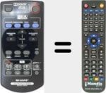 Mando a distancia sustituto de RRMCGA178AWSA