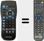 Replacement remote control for RUE-4211