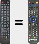 Replacement remote control for SHWRMC0103N (SH449)