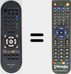 Replacement remote control for GA779WJSA (RRMCGA779WJSA)