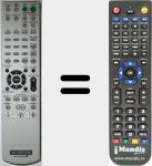 Télécommande pour remplacer RM-AAU002 (147914812)