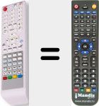 Télécommande pour remplacer SAL006