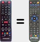 Replacement remote control for TM1241 (AK59-00145A)