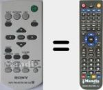 Télécommande pour remplacer RMPJ6 (148717712)